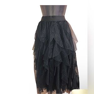 Sincerly Jules Black Layered Skirt